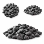 Black Natural Stone–Pebbles 2-6 cm